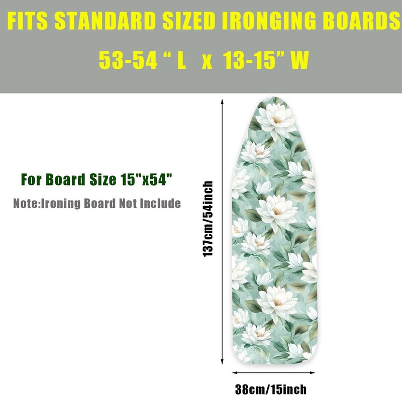 AOHMPT Ironing Board Cover 15x54- Heat-Resistant Scorch Guard, Heavy-Duty Elastic Edge, Non-Slip Surface,Multiple Stylish Patterns - Image 2